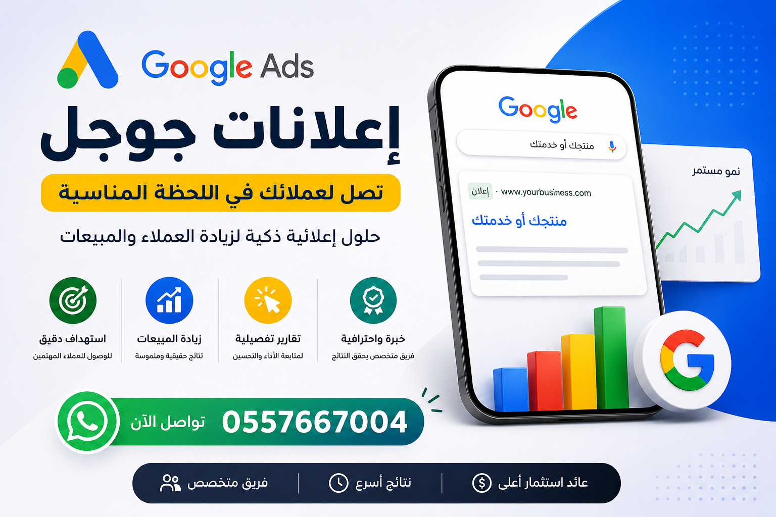 شرح اعلانات جوجل في الطائف